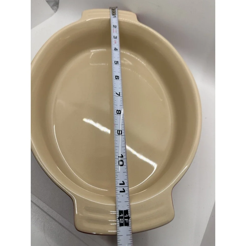 Le Creuset 27cm Oval Baker Casserole Dish Cerise Stoneware Ovenware